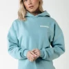 Box Logo Hoodie | Mineral blue
