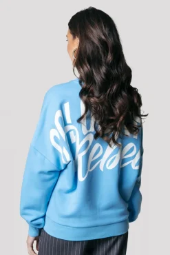 Colourful Rebel Logo Sweat | Mist Blue