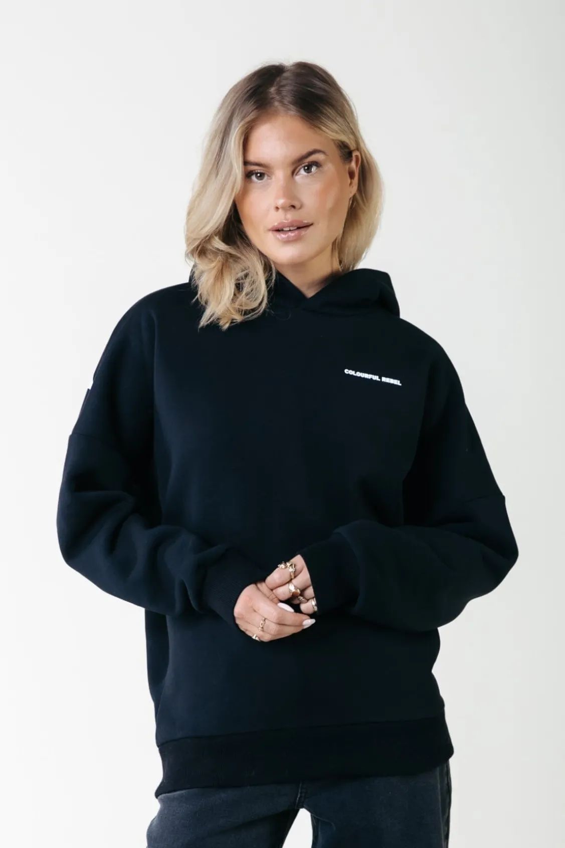 CR Bold Logo Hoodie | Black