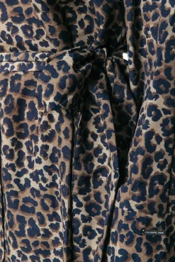 Desiree Leopard Dress | Warm Brown