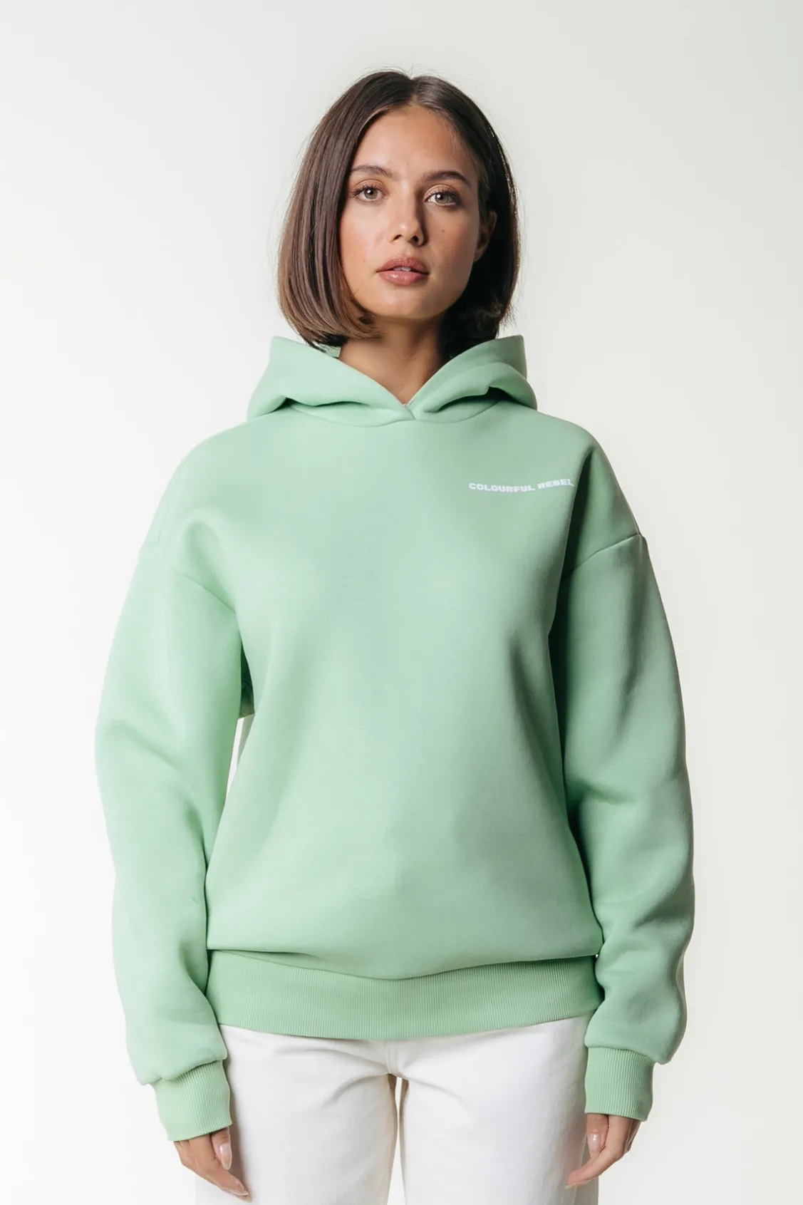 Flower Hoodie | Soft Green