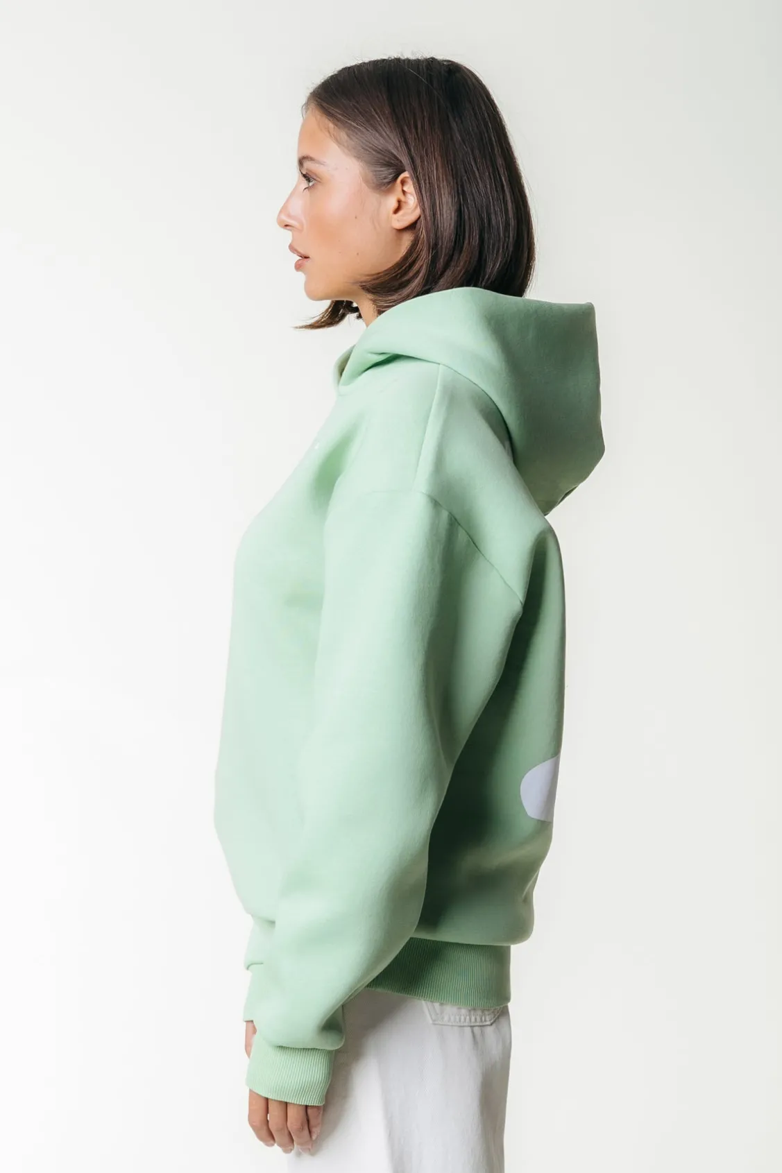 Flower Hoodie | Soft Green