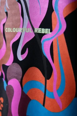 Flower Shapes Hoodie | Black