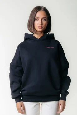 Flower Square Hoodie | Black