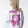 Flower World Tour Sweat | Light grey melange