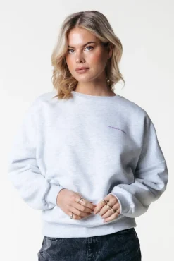 Flower World Tour Sweat | Light grey melange
