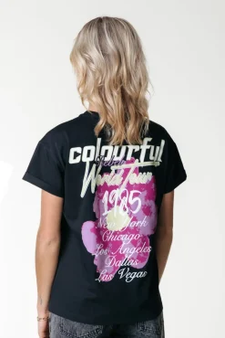 Flower World Tour T-shirt | Black
