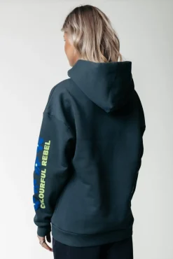 Flowers Sleeve Logo Hoodie | Green gables