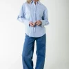 Gaias High Rise Denim | Mid blue denim