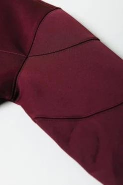 Ilena Zipped Sweat | Port Red
