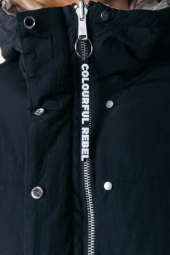 Isado Reversible Puffer Jacket | Black