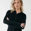 Ismaya Button Down Top | Black