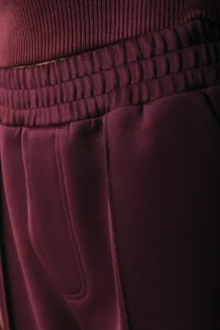 Jiby Pintuck Pants | Port Red