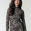 Neyo Leopard Top | Warm Brown