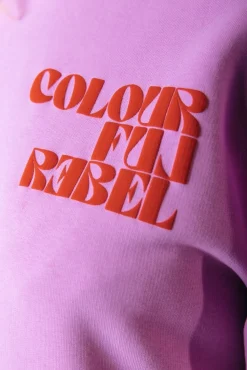 Puff Logo Hoodie | Medium Violet