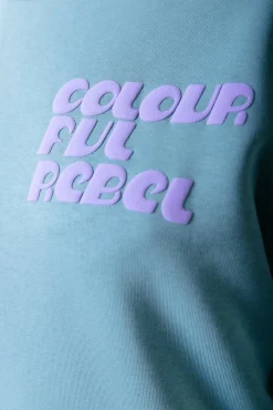 Puff Logo Sweat | Mineral blue