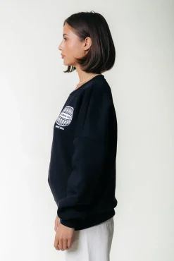Racer Logo Sweat | Black