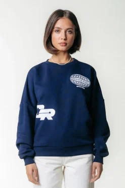 Racer Logo Sweat | Dark Navy