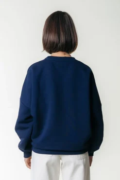 Racer Logo Sweat | Dark Navy