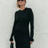 Robijn Fine Knit Dress | Black
