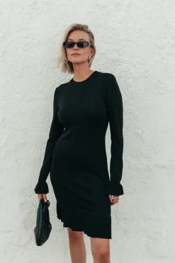 Robijn Fine Knit Dress | Black