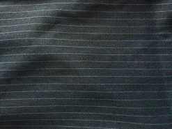 Rus Pinstripe Straight Pants | Dark blue