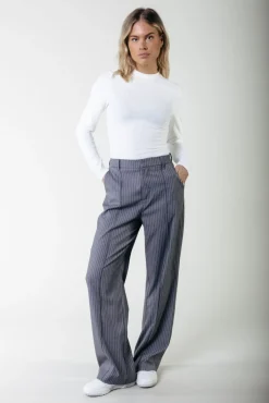 Rus Straight Pants | Dark grey