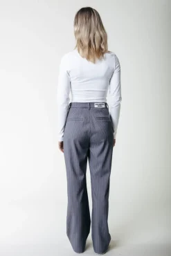 Rus Straight Pants | Dark grey