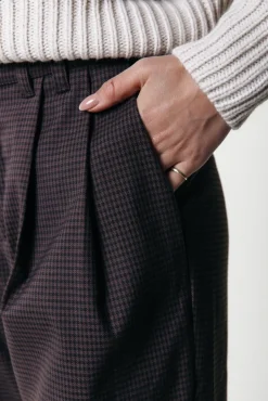Rus Straight Pants | Dark brown
