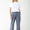 Rus Straight Pants | Grey