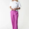 Rus Straight Pants | Violet Pink