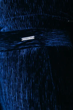 Structure Velvet Flare | Peacoat Blue