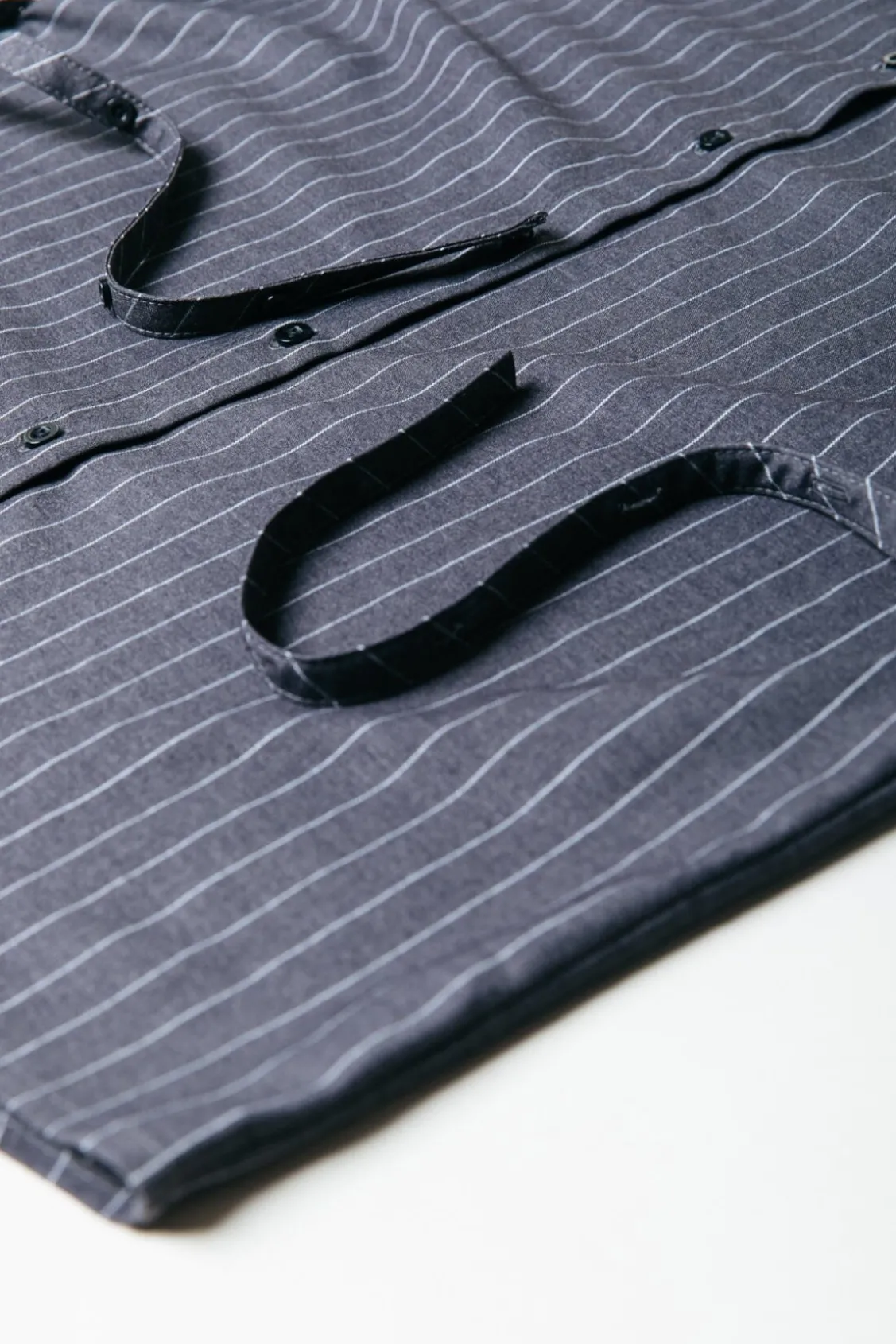 Talia Pinstripe Blouse | Dark Anthracite