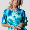 Tayla Blurred Football T-shirt | Multicolor