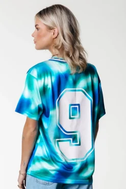 Tayla Blurred Football T-shirt | Multicolor
