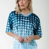 Tayla State Champ Football T-Shirt | Canal blue
