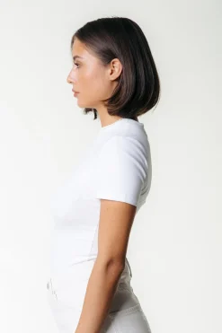 Uni Fitted T-shirt | Optic white