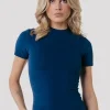 Uni Fitted T-shirt | Peacoat Blue