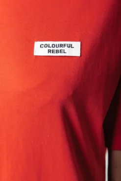 Uni Label T-shirt | Scarlet Red