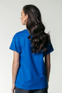 Uni Logo T-shirt | Deep blue