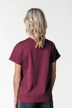 Uni Logo T-shirt | Port Red