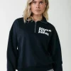 Uni Logo Zip Sweat | Black