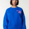 Wave Logo Sweat | Medium blue