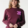 Wave Logo Sweat | Port Red