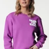 Wave Logo Sweat | Violet Pink