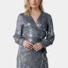 Xita Sequins Dress | Silver grey
