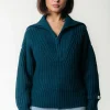 Yfke Knit | Petrol