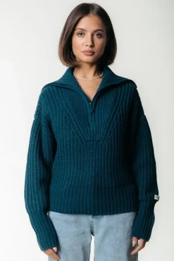Yfke Knit | Petrol