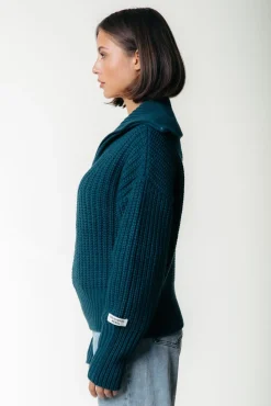 Yfke Knit | Petrol