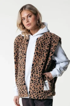 Yoni Teddy Gilet | Warm Brown